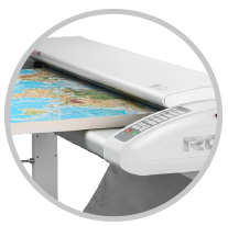 rowe-scan_850i-höhenverstellung ROWE Scan 850i MFP-瑞网中国-大幅面彩色打印机-扫描仪-数码蓝图机-工程机-叠图机-裁切机