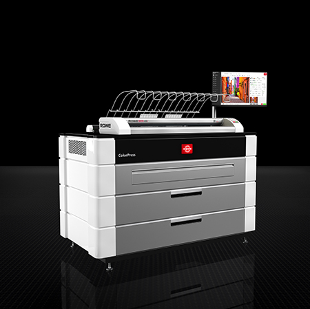 ROWE-ColorPress-i6_i8_MFP_4_rolls 高速, 防紫外线，防水，永不褪色 – 重新定义大幅面彩色打印-瑞网中国-大幅面彩色打印机-扫描仪-数码蓝图机-工程机-叠图机-裁切机